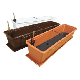 Balkonska posuda za cvijeće - teracotta 80 cm