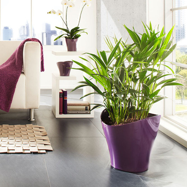 Valovita posuda za biljke Lila (25cm)